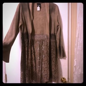 Gorgeous Taupe Western Duster